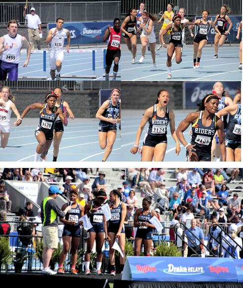 Drake Relays pic collage